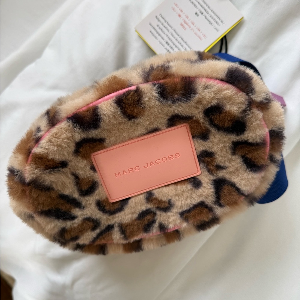Marc Jacobs Leopard Print Furry Belt Bag